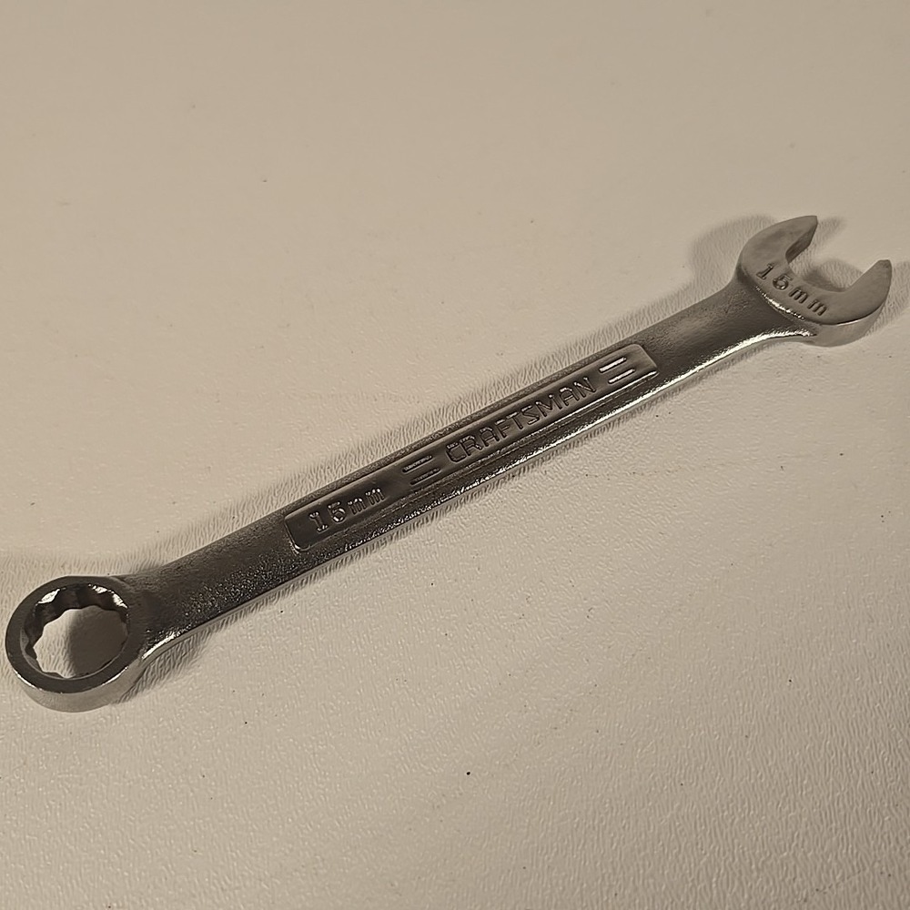 Craftsman Tools VA-42919 ~ 15mm Combination Wrench 12 Point ~ USA